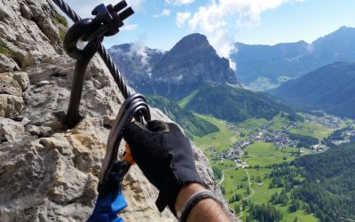 Test equipment ferrata Tridentina, Alta Badia