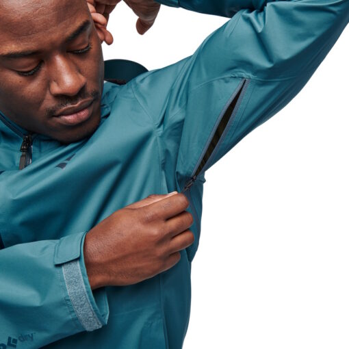 Black Diamond - Stormline Stretch Rain Shell Uomo - immagine 7