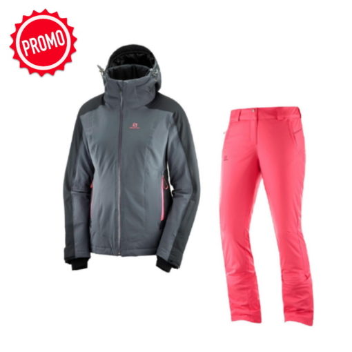 Salomon - Completo Sci Donna - Brilliant Jacket + Stormseason Pant