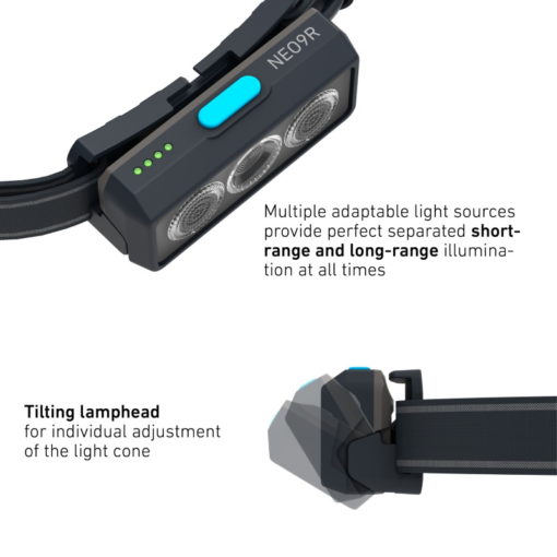 Led Lenser - Lampada Neo 9R - Black/Blue - immagine 2