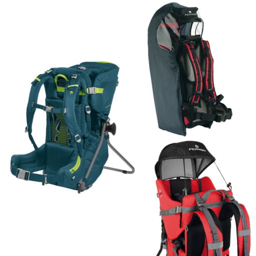 Ferrino - Zaino Portababy Squirrel + Sun Cover + Rain Cover