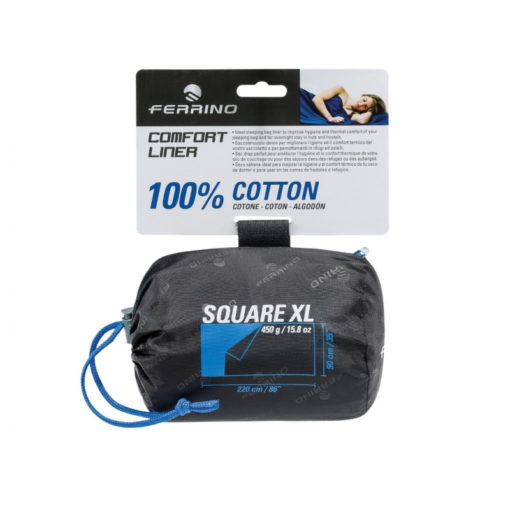 Ferrino - Sacco lenzuolo Comfort Liner SQ Cotone 100% XL