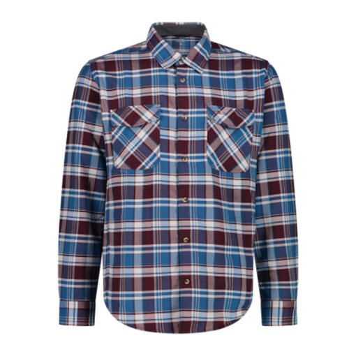 CMP - Camicia a manica lunga in poliestere riciclato Uomo - immagine 2