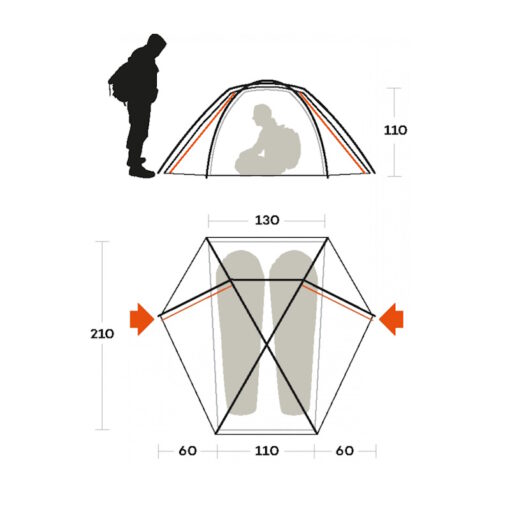 Ferrino - Tenda Trivor 2 - immagine 3