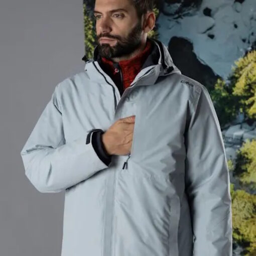 CMP - Jacket Zip Hoodie Detachble Inn Jacket Uomo - immagine 7