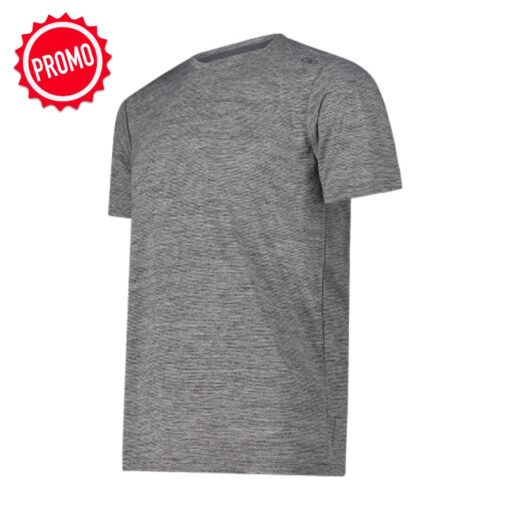 CMP - T-shirt in light melange stretch Uomo