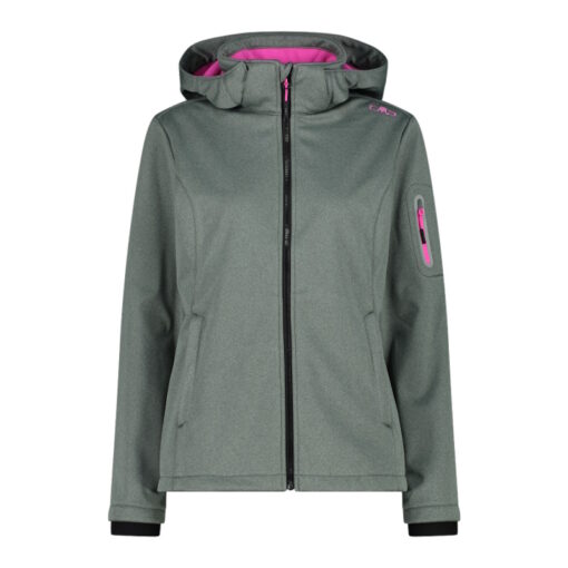 CMP - Giacca in Softshell Melangiato Donna - immagine 5