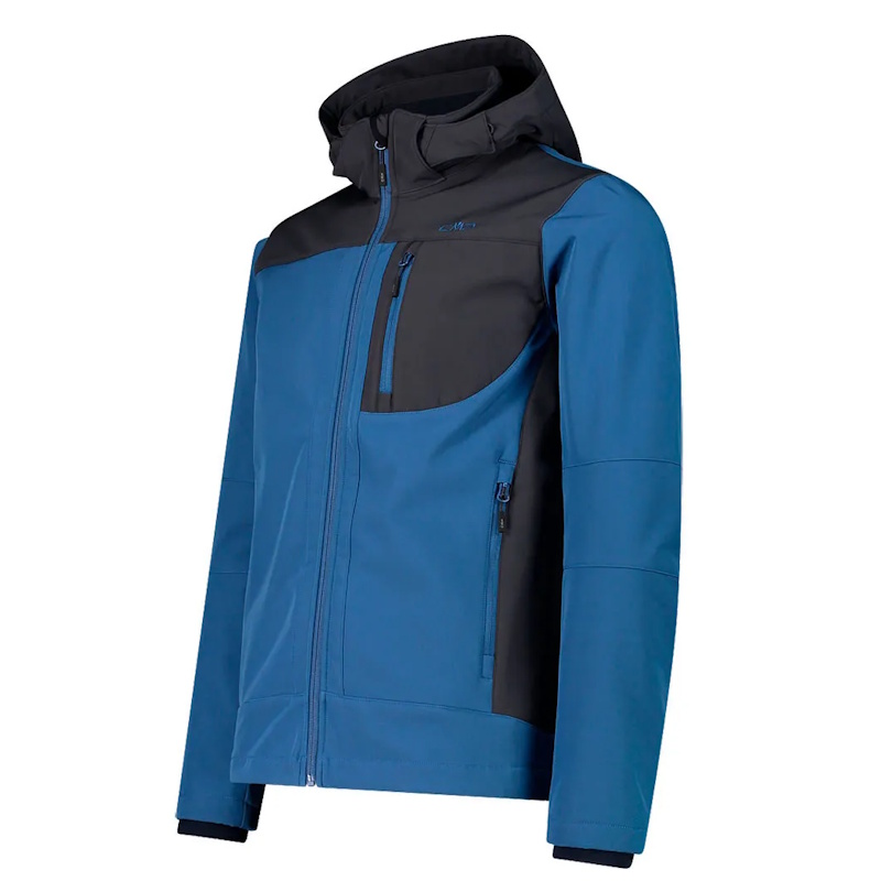 CMP - Giacca in Softshell con cappuccio staccabile Uomo - immagine 4
