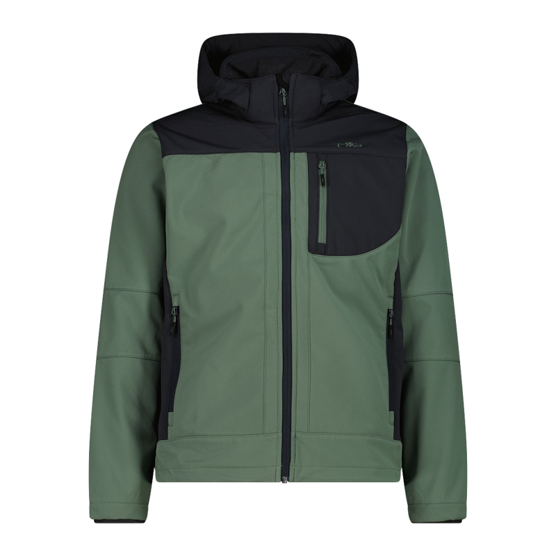 CMP - Giacca in Softshell con cappuccio staccabile Uomo - immagine 2