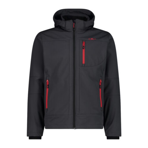 CMP - Giacca in Softshell con cappuccio staccabile Uomo - immagine 2
