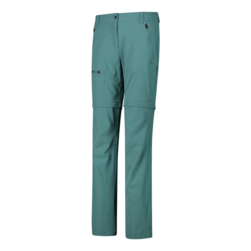 CMP - Pantaloni Zip-Off con tasconi laterali stretch Donna