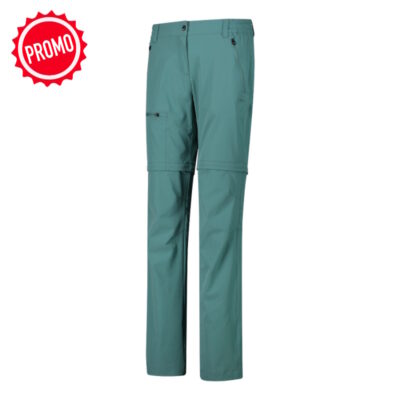 CMP - Pantaloni Zip-Off con tasconi laterali stretch Donna
