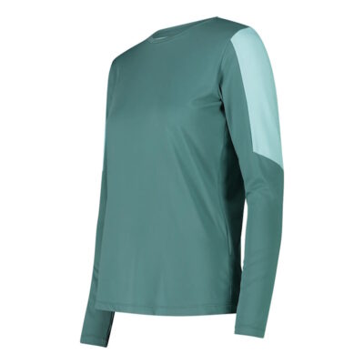 CMP - T-Shirt tecnica Unlimitech manica lunga con Cool Menthol Boost Donna