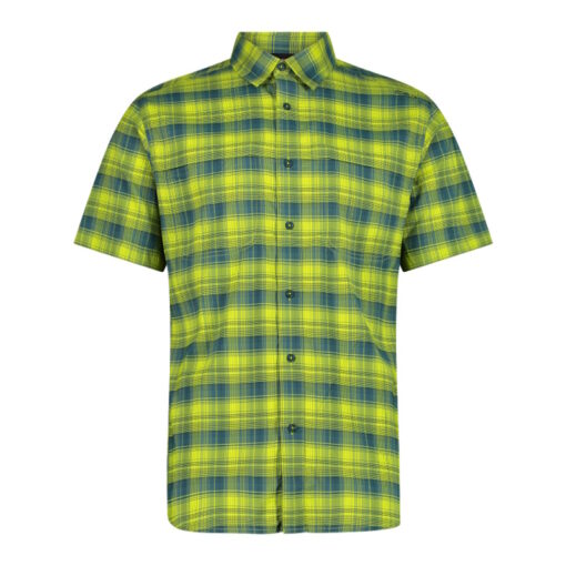 CMP - Camicia maniche corte con fantasia Check Uomo - immagine 2