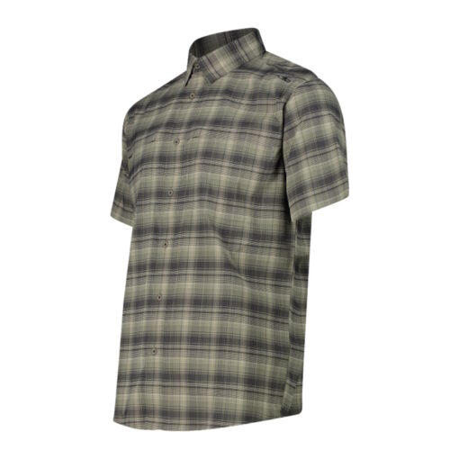 CMP - Camicia maniche corte con fantasia Check Uomo - immagine 4