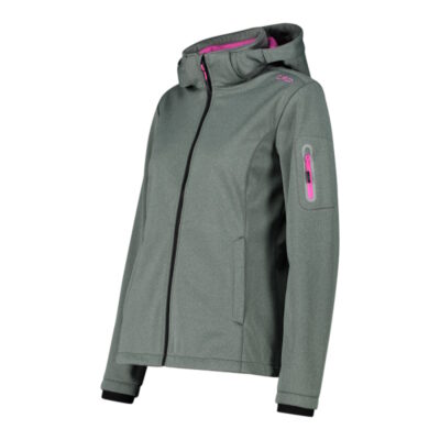 CMP - Giacca in Softshell Melangiato Donna