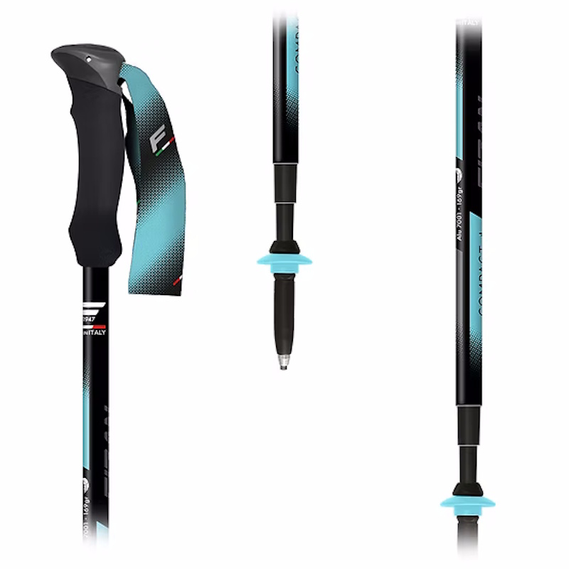Fizan - Bastoncino Compact 4 Tech - Light Blue - immagine 2