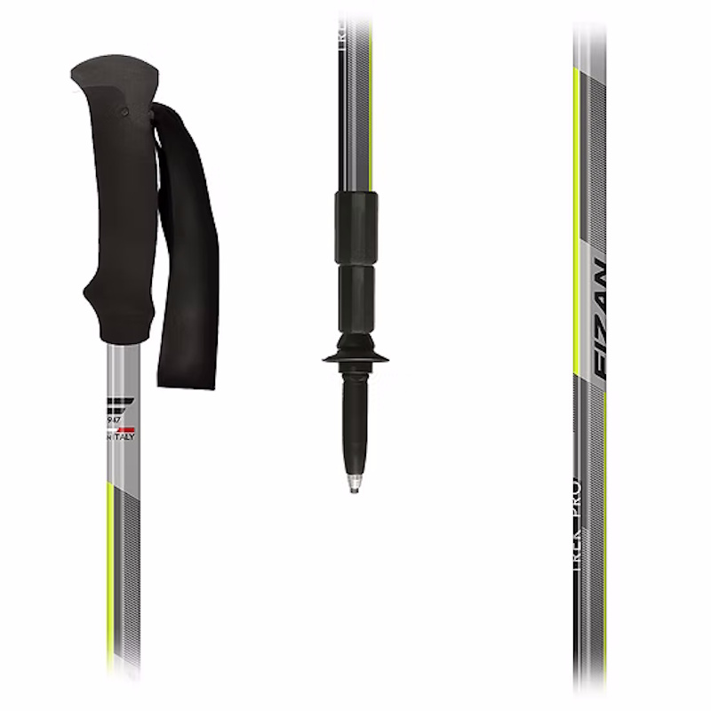 Fizan - Bastoncino Trek Pro - Grey/Yellow - immagine 2