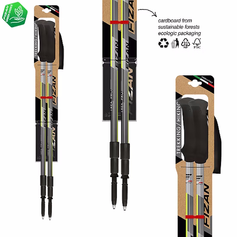 Fizan - Bastoncino Trek Pro - Grey/Yellow - immagine 3